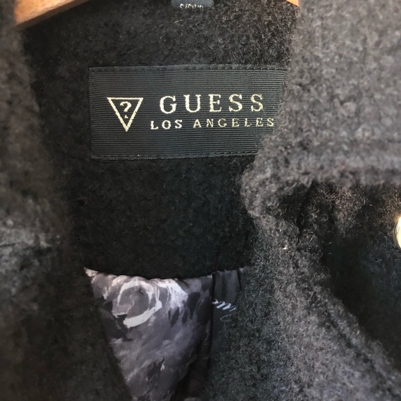 Guess Wool Coat - Black - Picture 4 of 8